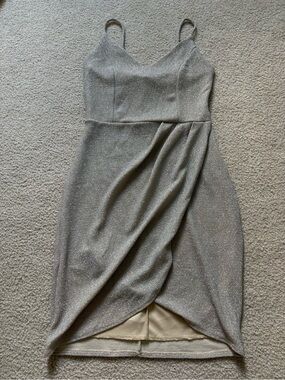 Lulus Silver Dress